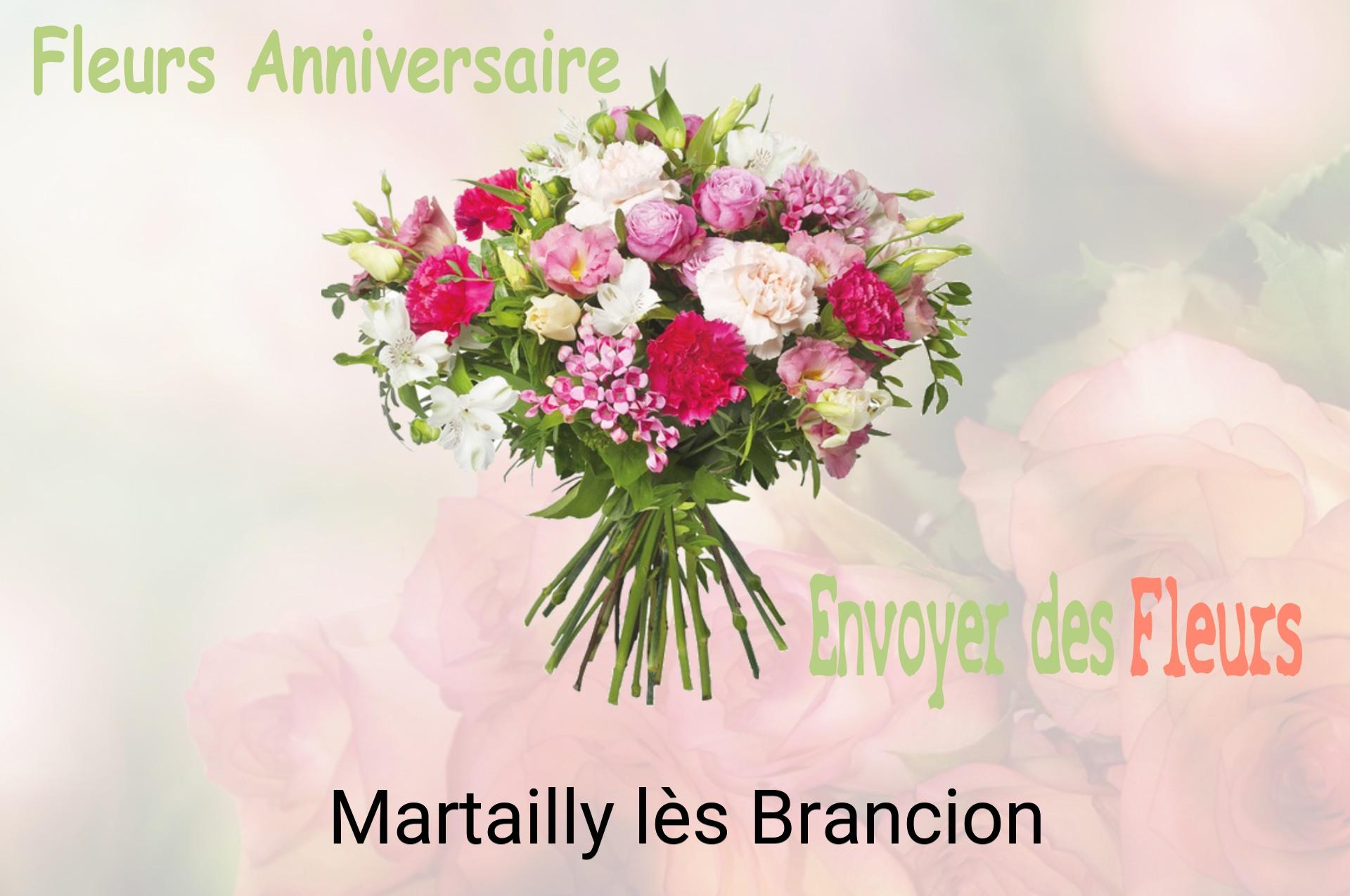 Bouquet de fleurs d’anniversaire livré à Martailly-lès-Brancion